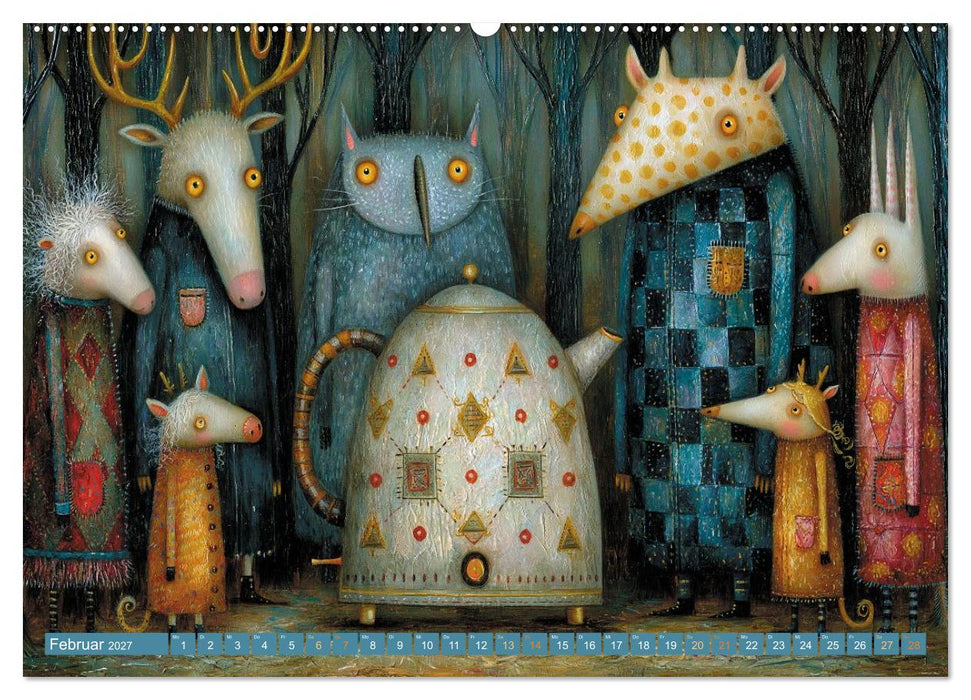 Die besonderen Tiere des Wunderwaldes (CALVENDO Wandkalender 2027)