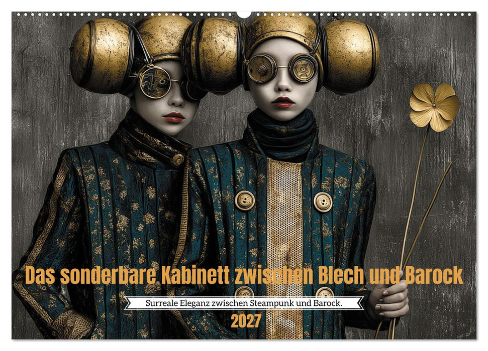 Das sonderbare Kabinett zwischen Blech und Barock (CALVENDO Wandkalender 2027)