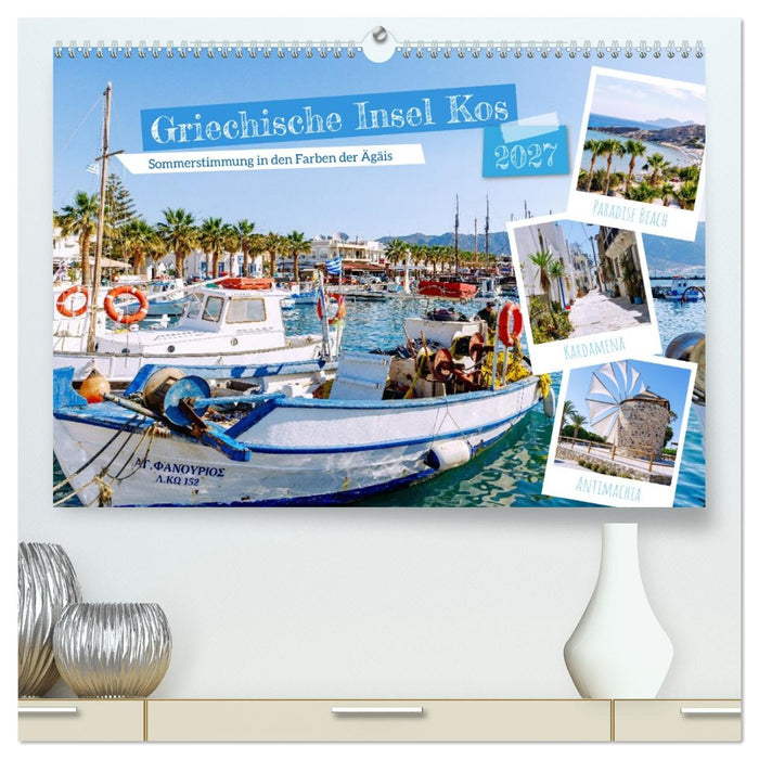Griechische Insel Kos. Sommerstimmung in den Farben der Ägäis (CALVENDO Premium Wandkalender 2027)