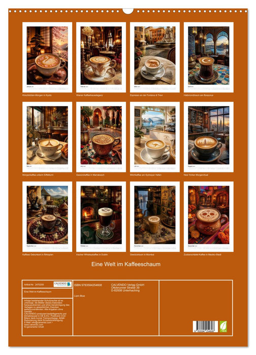 Eine Welt im Kaffeeschaum (CALVENDO Wandkalender 2027)