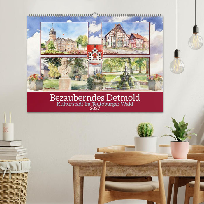 Bezauberndes Detmold (CALVENDO Wandkalender 2027)