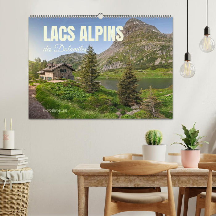 Lacs alpins des Dolomites (CALVENDO Calendrier mensuel 2027)