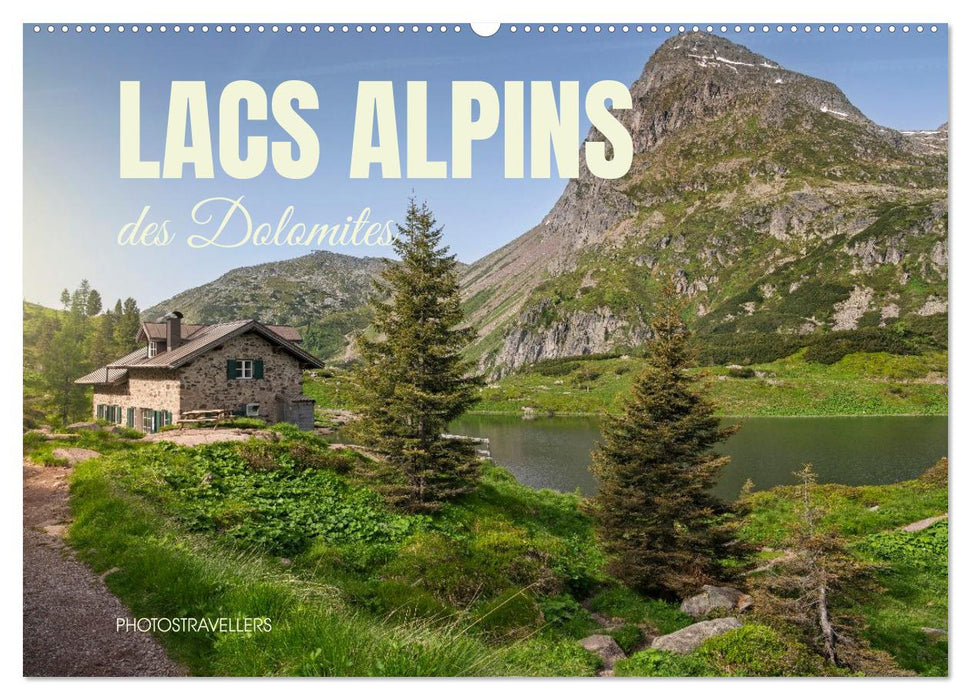 Lacs alpins des Dolomites (CALVENDO Calendrier mensuel 2027)