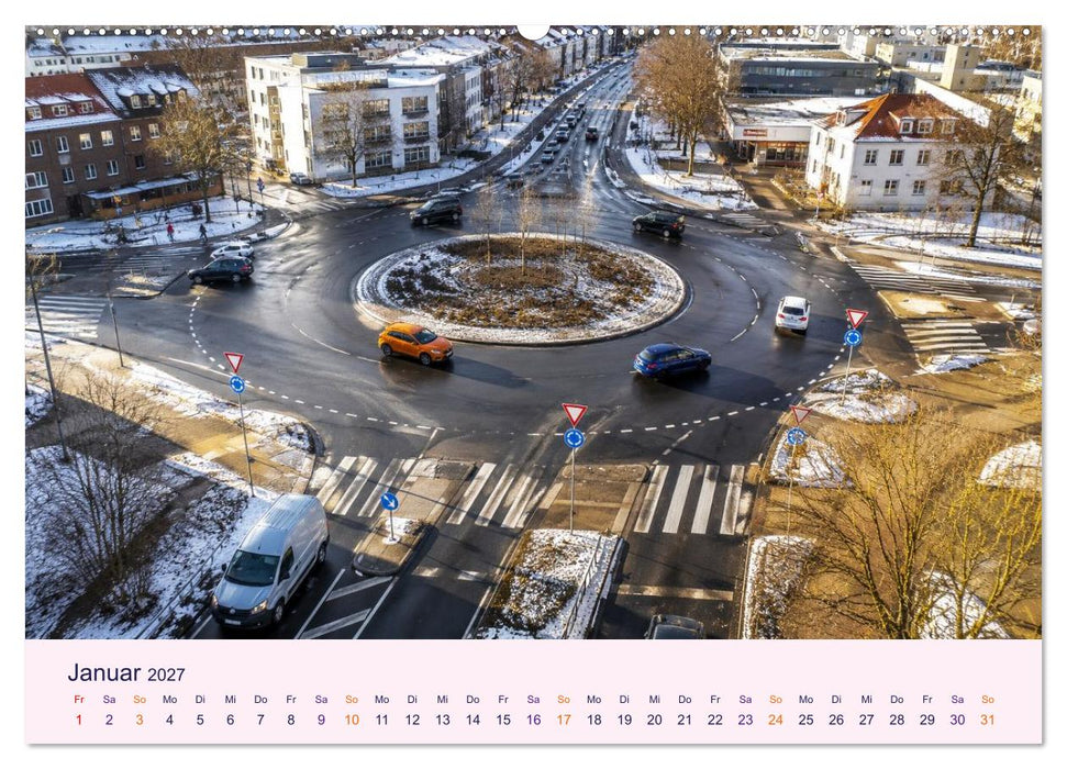Roundabouts - Kreisverkehre (CALVENDO Wandkalender 2027)