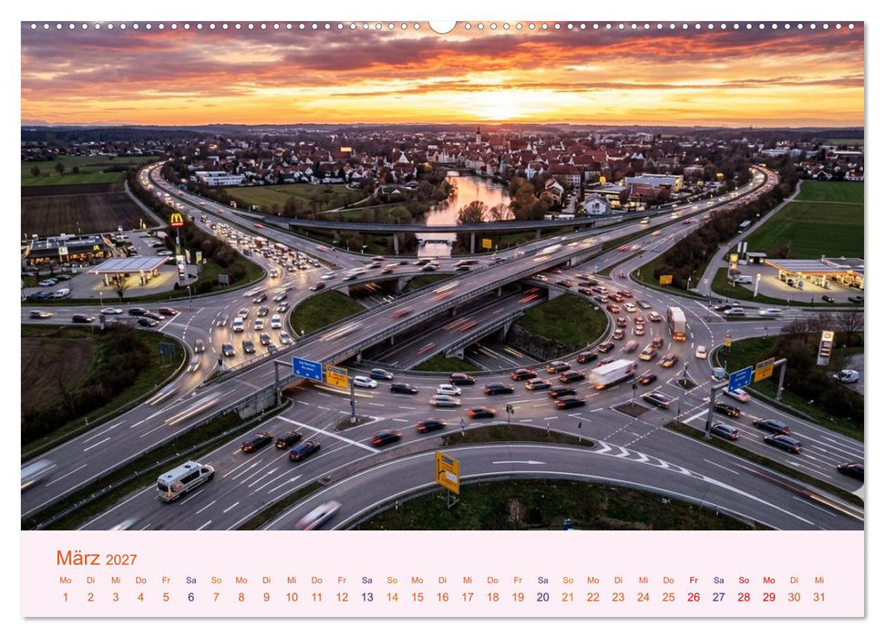 Roundabouts - Kreisverkehre (CALVENDO Wandkalender 2027)
