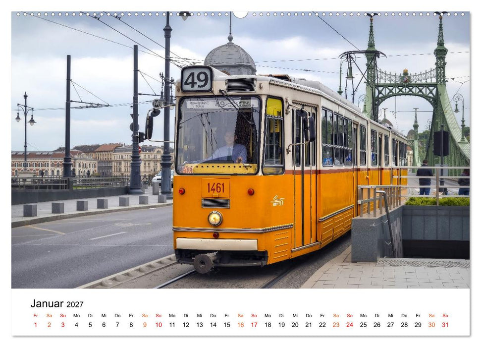 TRAM CLASSICS - Straßenbahn Nostalgie (CALVENDO Premium Wandkalender 2027)