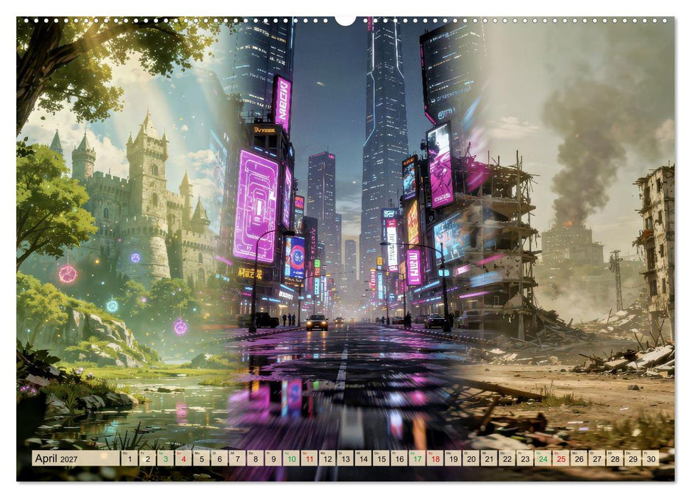 Computerspiele-Welten (CALVENDO Premium Wandkalender 2027)
