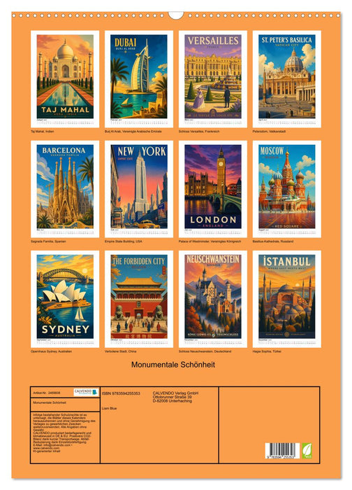 Monumentale Schönheit (CALVENDO Wandkalender 2027)