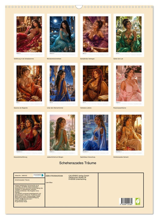 Scheherazades Träume (CALVENDO Wandkalender 2027)