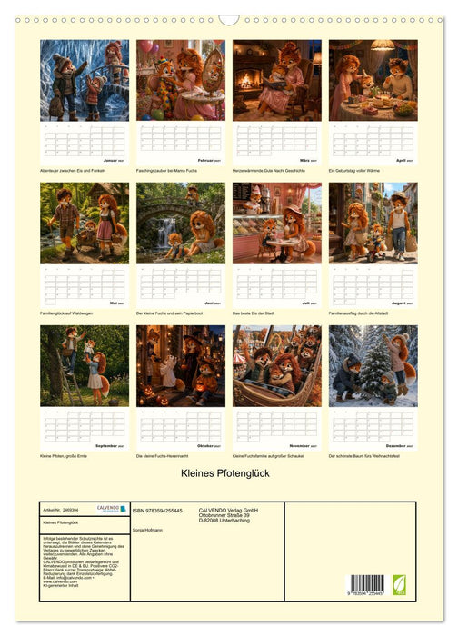 Kleines Pfotenglück (CALVENDO Wandkalender 2027)