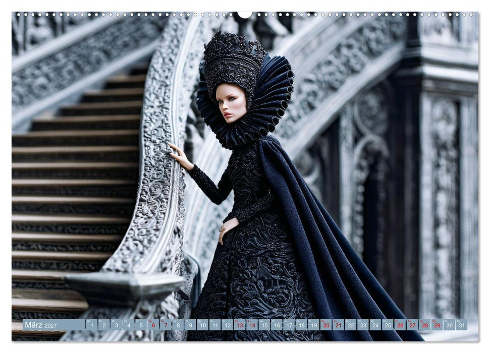 Enchanted Fashion Dolls. Magische Modewelten zwischen Eleganz und Märchen (CALVENDO Premium Wandkalender 2027)