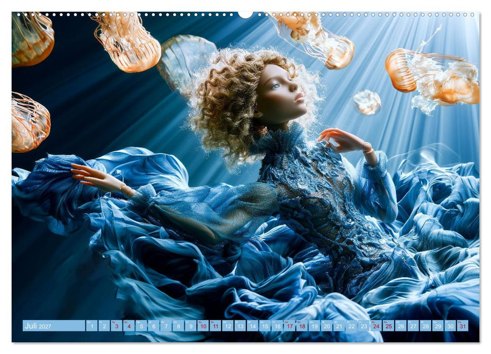 Enchanted Fashion Dolls. Magische Modewelten zwischen Eleganz und Märchen (CALVENDO Premium Wandkalender 2027)