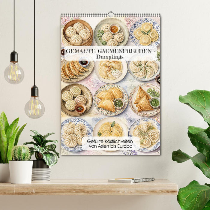 GEMALTE GAUMENFREUDEN - Dumplings (CALVENDO Wandkalender 2027)