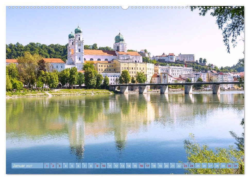 Bayerische Donau-Perspektiven (CALVENDO Premium Wandkalender 2027)