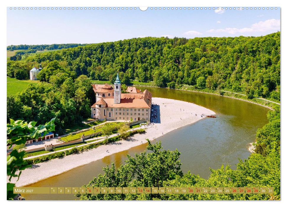 Bayerische Donau-Perspektiven (CALVENDO Premium Wandkalender 2027)