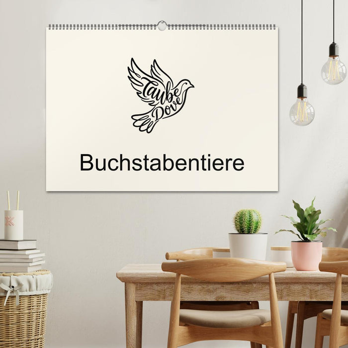Buchstabentiere (CALVENDO Wandkalender 2027)