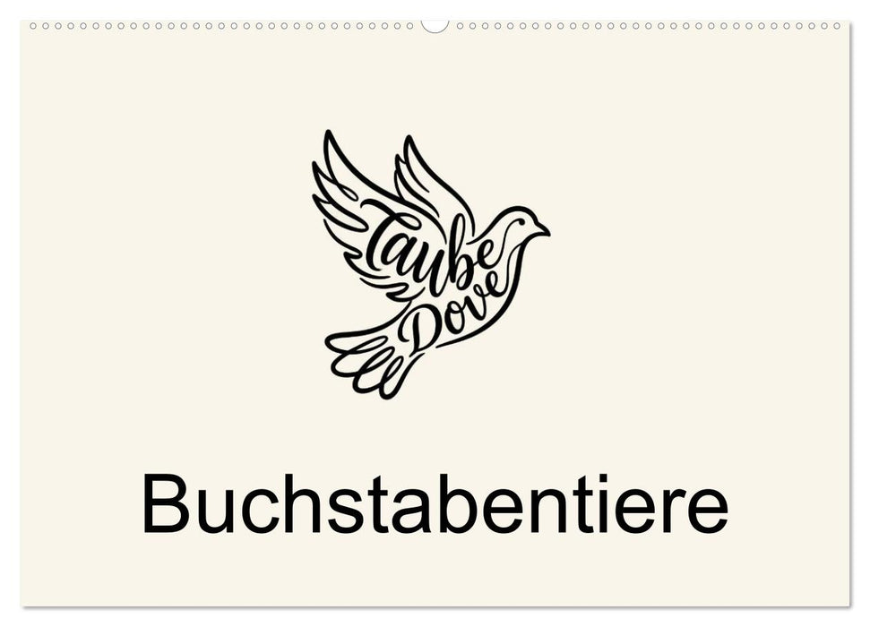 Buchstabentiere (CALVENDO Wandkalender 2027)