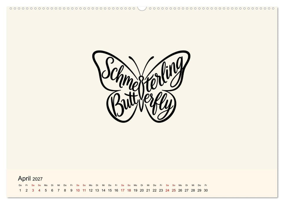 Buchstabentiere (CALVENDO Wandkalender 2027)