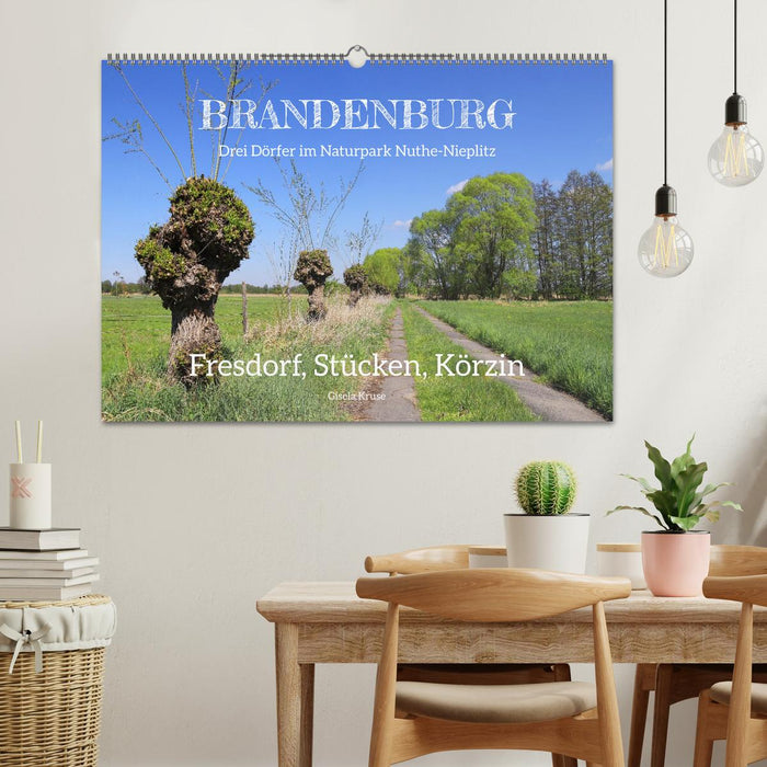 Brandenburg - Drei Dörfer im Naturpark Nuthe-Nieplitz - Fresdorf, Stücken, Körzin (CALVENDO Wandkalender 2027)