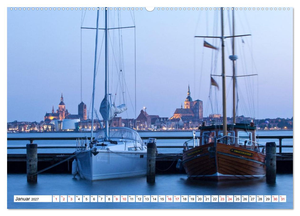 Stralsund - Momente einer Reise (CALVENDO Premium Wandkalender 2027)