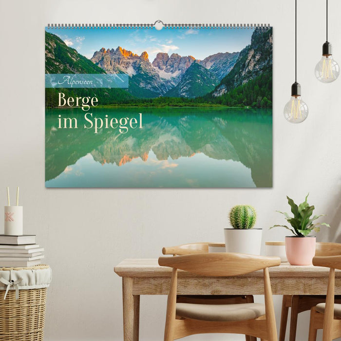 Alpenseen - Berge im Spiegel (CALVENDO Wandkalender 2027)