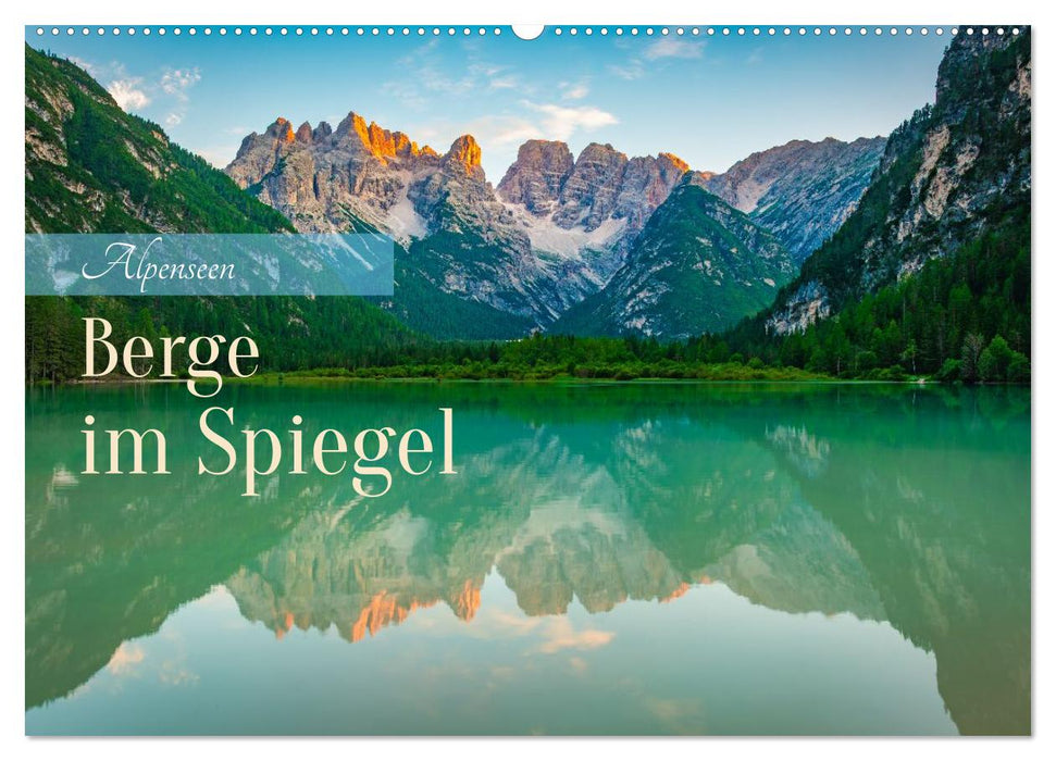 Alpenseen - Berge im Spiegel (CALVENDO Wandkalender 2027)