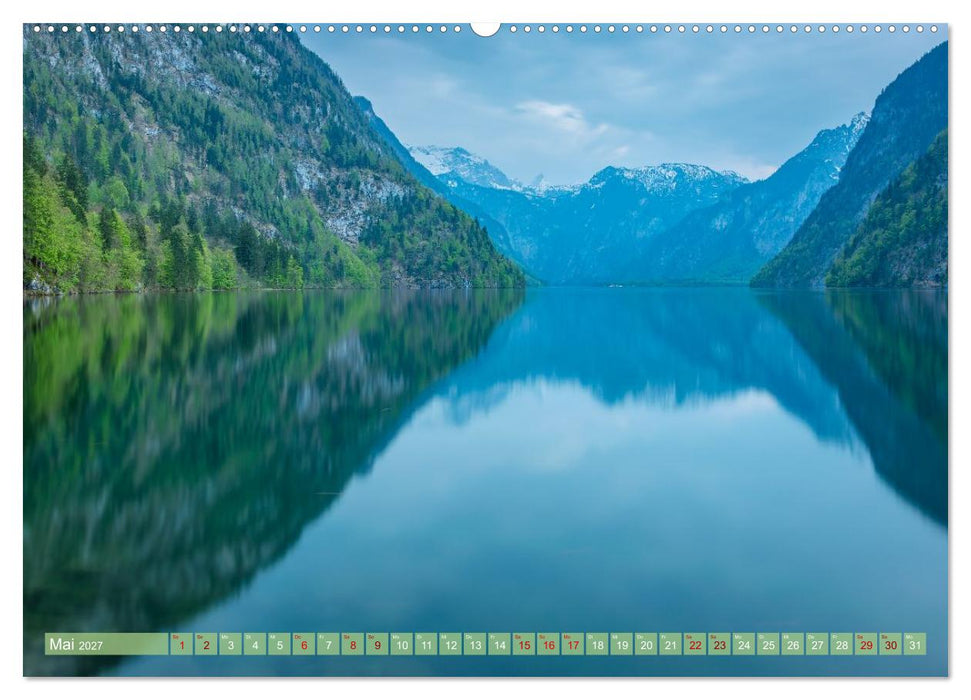Alpenseen - Berge im Spiegel (CALVENDO Wandkalender 2027)