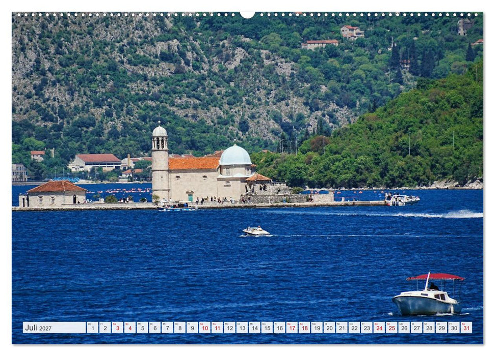 Kirchen in Budva und Kotor - Montenegro (CALVENDO Premium Wandkalender 2027)
