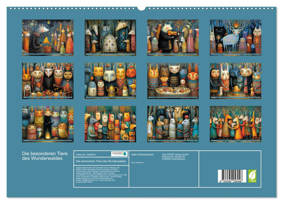 Die besonderen Tiere des Wunderwaldes (CALVENDO Premium Wandkalender 2027)