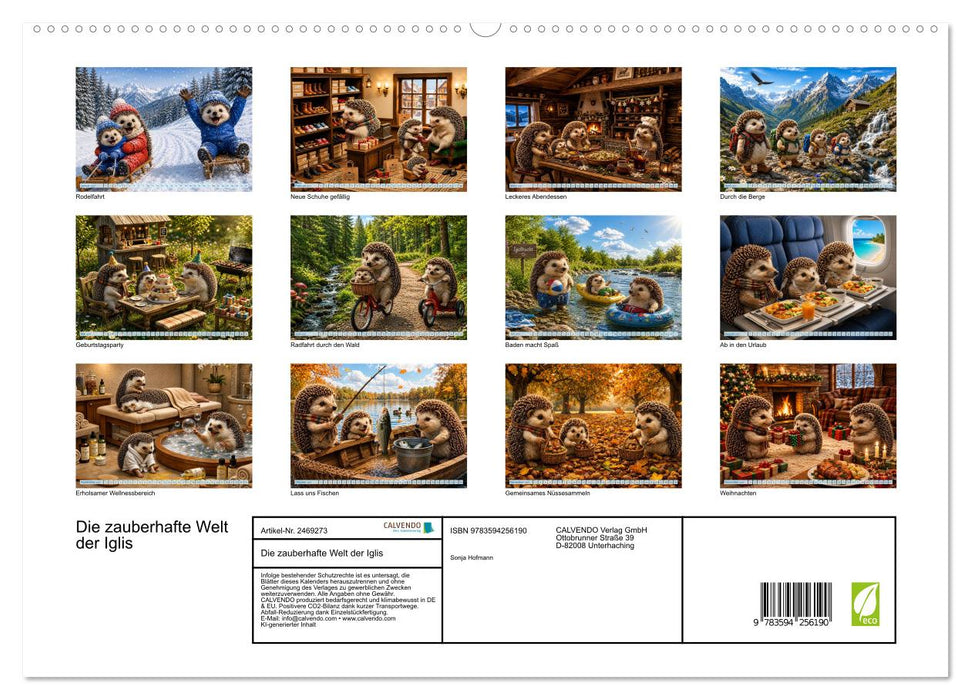Die zauberhafte Welt der Iglis (CALVENDO Premium Wandkalender 2027)