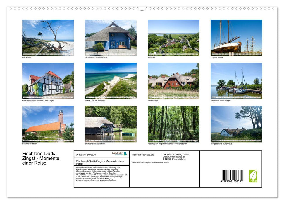 Fischland-Darß-Zingst - Momente einer Reise (CALVENDO Premium Wandkalender 2027)