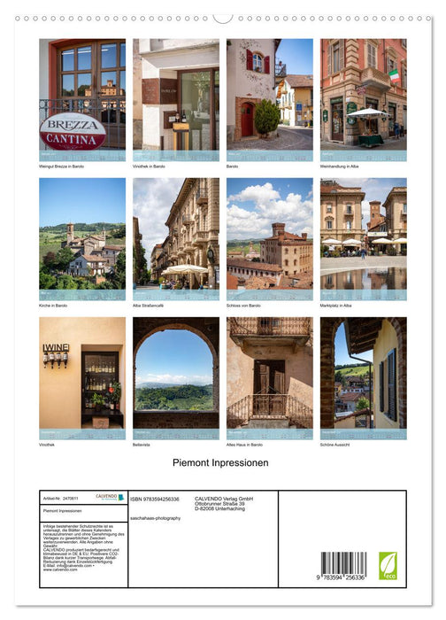 Piemont Inpressionen (CALVENDO Premium Wandkalender 2027)
