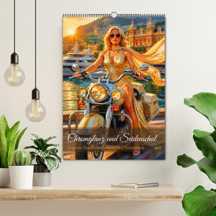 Chromglanz und Seidenschal (CALVENDO Wandkalender 2027)