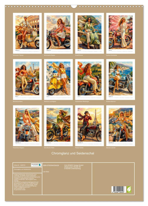 Chromglanz und Seidenschal (CALVENDO Wandkalender 2027)