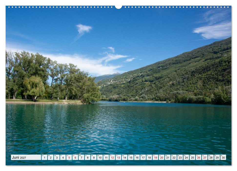 Sion im Wallis - zwischen Reben und Bergen (CALVENDO Wandkalender 2027)
