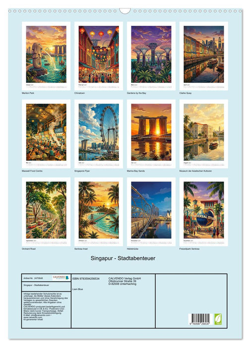 Singapur - Stadtabenteuer (CALVENDO Wandkalender 2027)