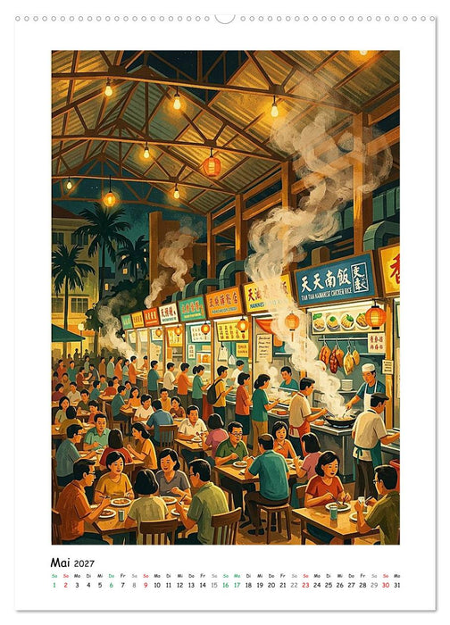 Singapur - Stadtabenteuer (CALVENDO Wandkalender 2027)