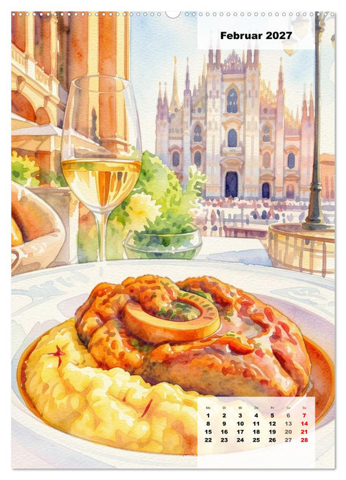 Genusswelten Meistergerichte (CALVENDO Wandkalender 2027)