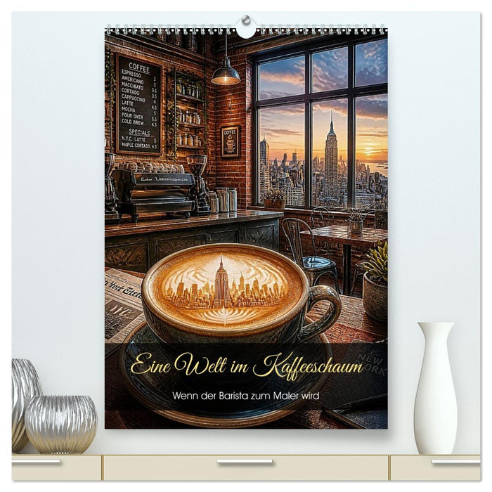 Eine Welt im Kaffeeschaum (CALVENDO Premium Wandkalender 2027)