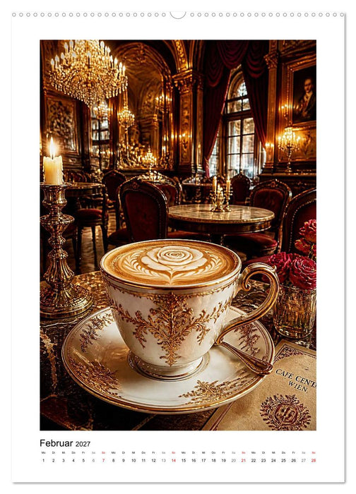 Eine Welt im Kaffeeschaum (CALVENDO Premium Wandkalender 2027)