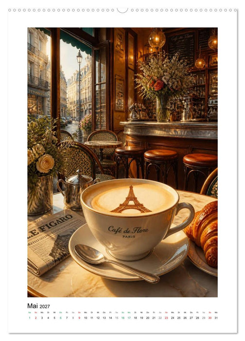Eine Welt im Kaffeeschaum (CALVENDO Premium Wandkalender 2027)