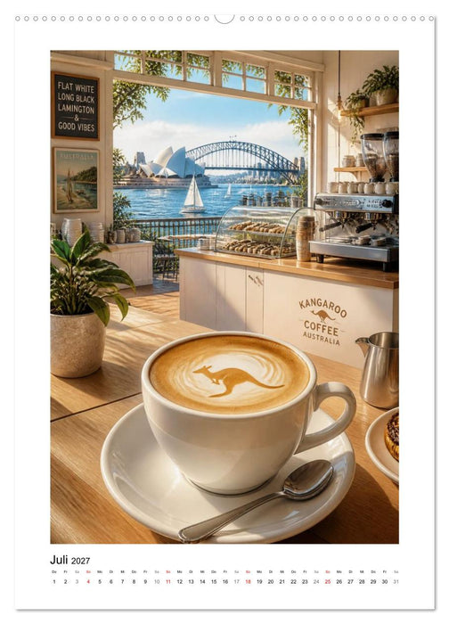 Eine Welt im Kaffeeschaum (CALVENDO Premium Wandkalender 2027)