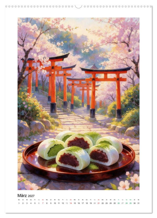 GEMALTE GAUMENFREUDEN - Desserts (CALVENDO Wandkalender 2027)