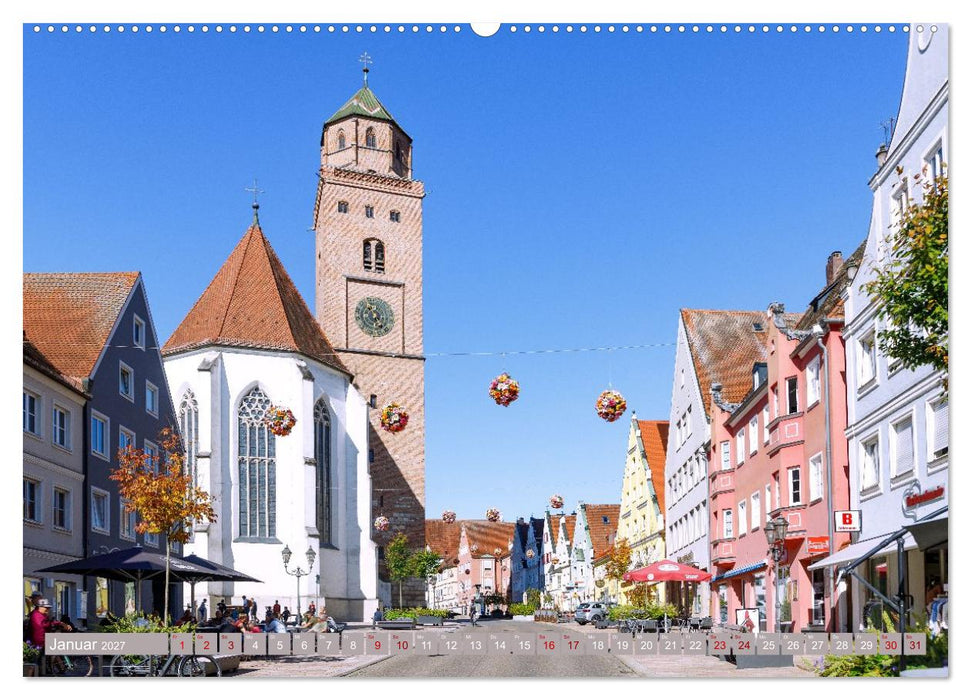 Donauperlen in Bayerisch Schwaben (CALVENDO Wandkalender 2027)