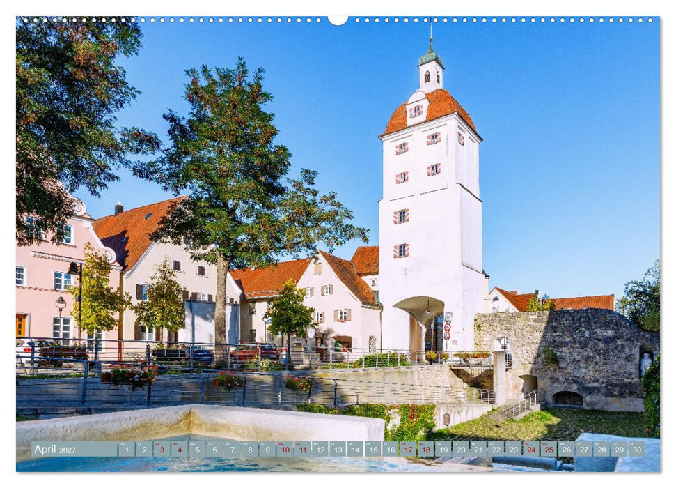 Donauperlen in Bayerisch Schwaben (CALVENDO Wandkalender 2027)