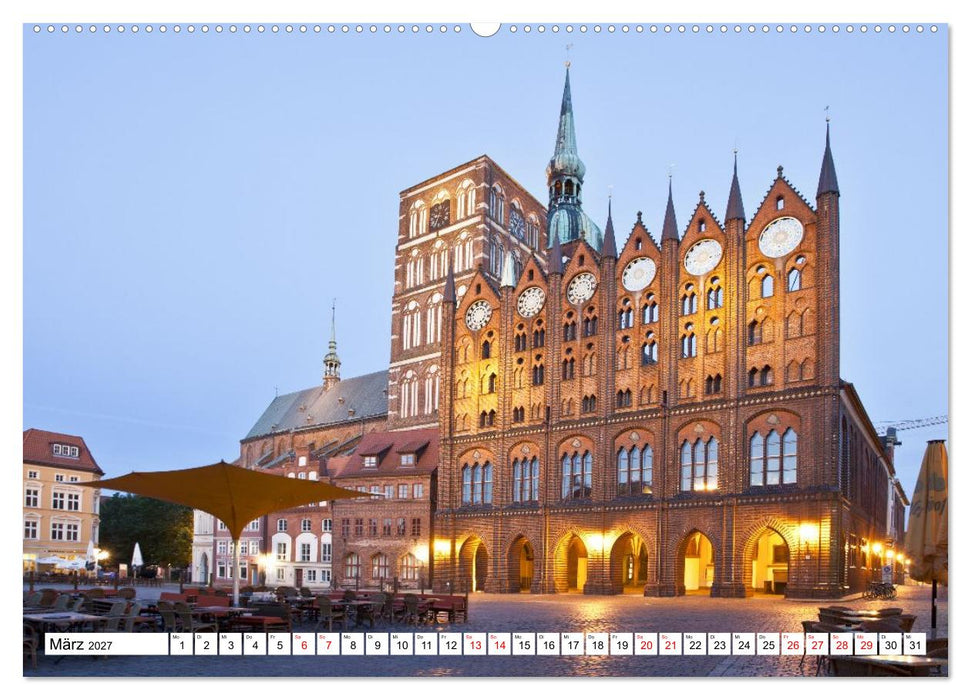 Stralsund - Momente einer Reise (CALVENDO Wandkalender 2027)