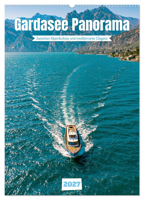 Gardasee Panorama (CALVENDO Wandkalender 2027)