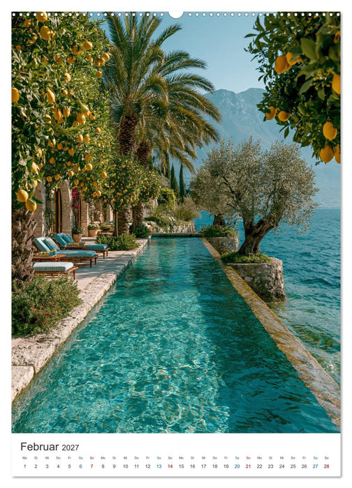 Gardasee Panorama (CALVENDO Wandkalender 2027)