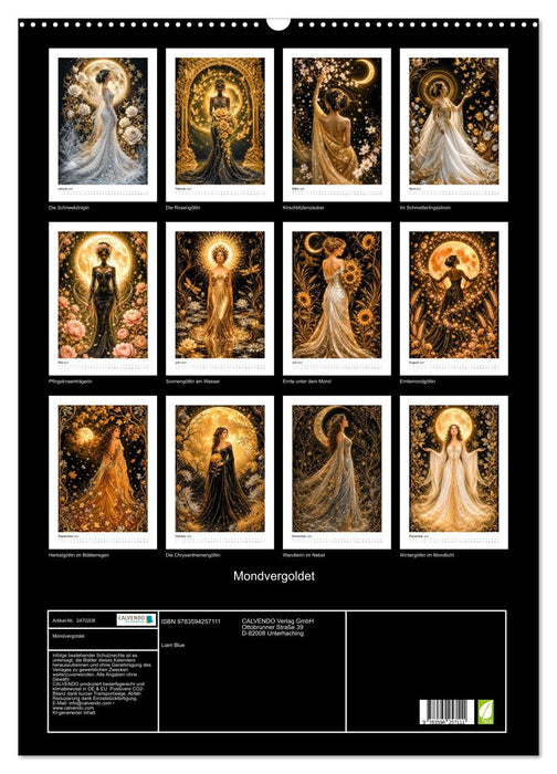 Mondvergoldet (CALVENDO Wandkalender 2027)