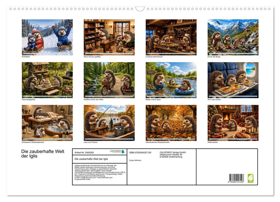 Die zauberhafte Welt der Iglis (CALVENDO Wandkalender 2027)